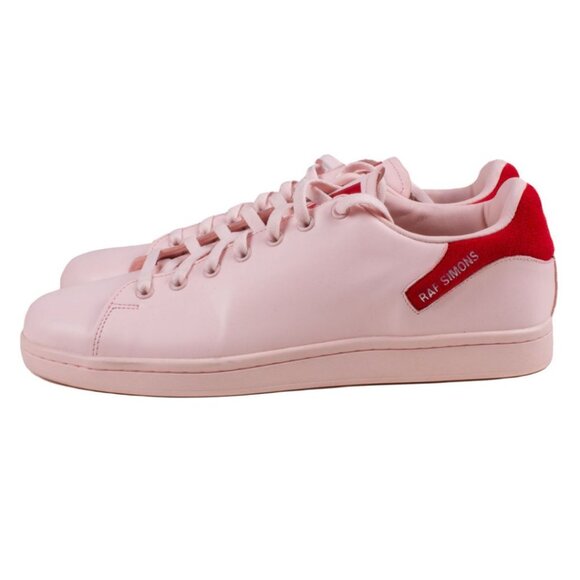 RAF SIMONS ORION Pink Leather Low Top Sneakers (FINAL PRICE) - Picture 2 of 10